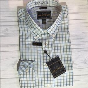 NWT Jos. A. Bank Reserve Collection Egyptian Cotton Men’s Dress Shirt Size L